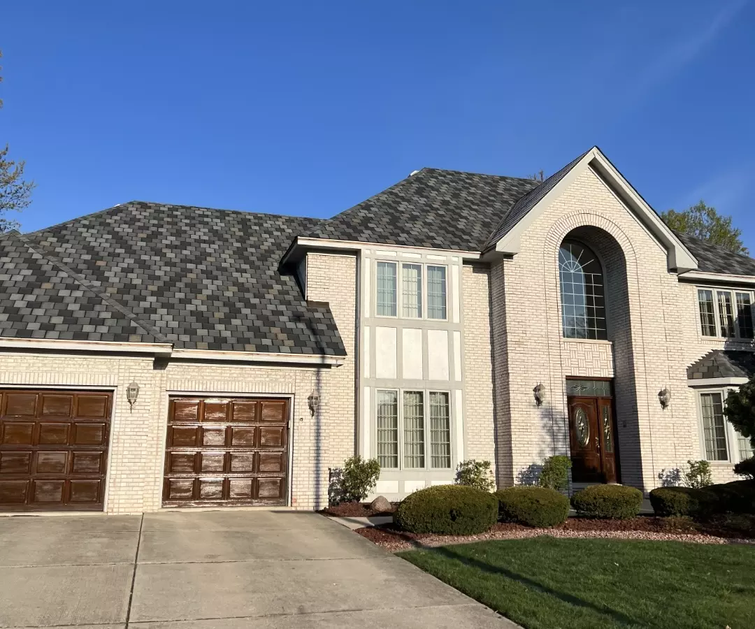 Two Story New Roof Installation